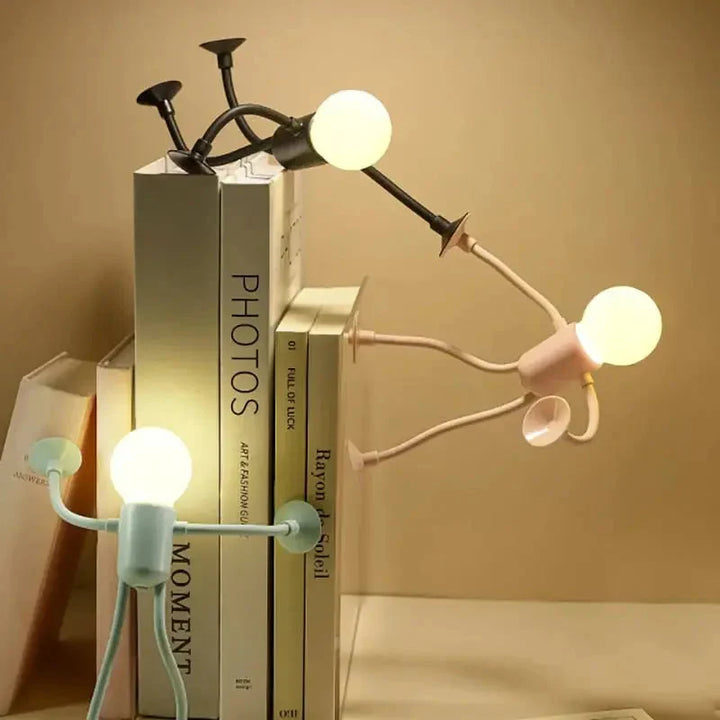 Flexibles LED Nachtlicht, USB-aufladbar, warmweißes Stimmungslicht für Kinderzimmer & Wand.