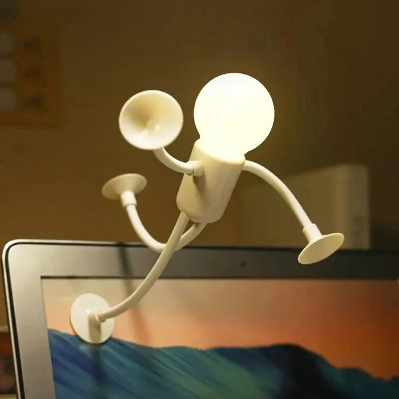 Warmweißes LED Stimmungslicht, flexibel und USB-aufladbar, perfekte Wohndeko für jedes Zimmer.