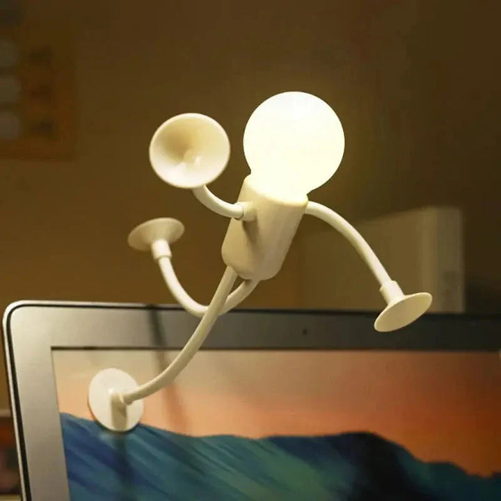 Warmweißes LED Stimmungslicht, flexibel und USB-aufladbar, perfekte Wohndeko für jedes Zimmer.