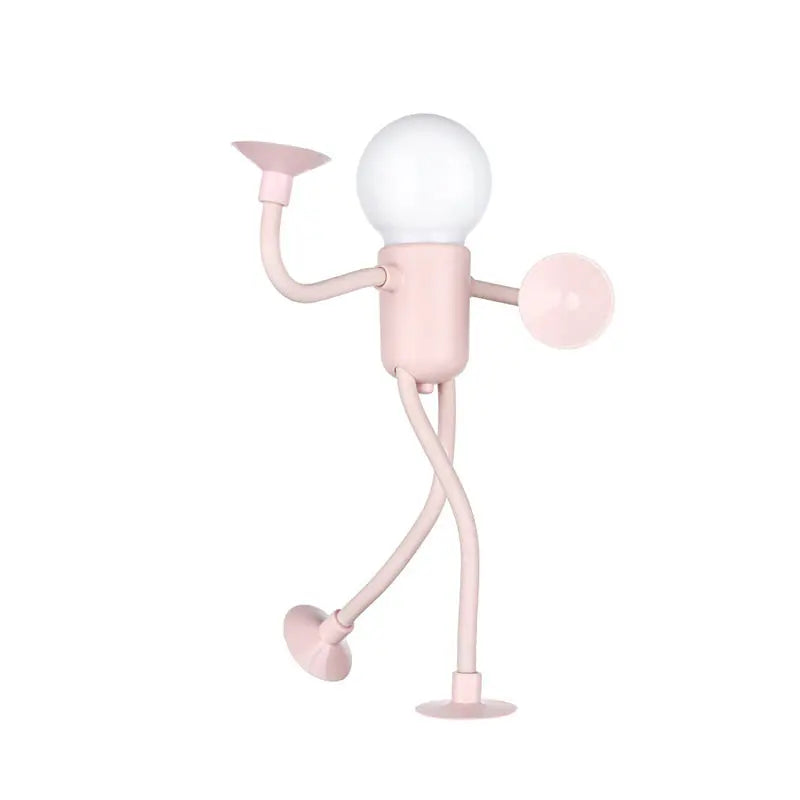 Flexibles LED Nachtlicht, USB-aufladbar, als stimmungsvolle Wandlampe für moderne Wohndeko.