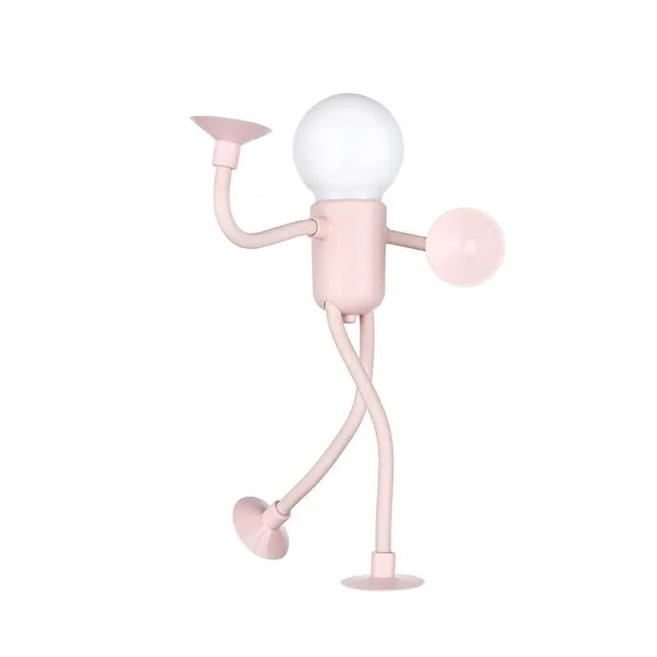 Flexibles LED Nachtlicht, USB-aufladbar, als stimmungsvolle Wandlampe für moderne Wohndeko.