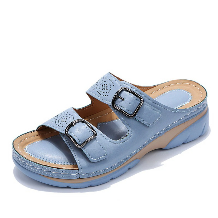 Damen Sommersandalen für optimalen Komfort & Unterstützung; perfekt als Urlaubsschuhe.