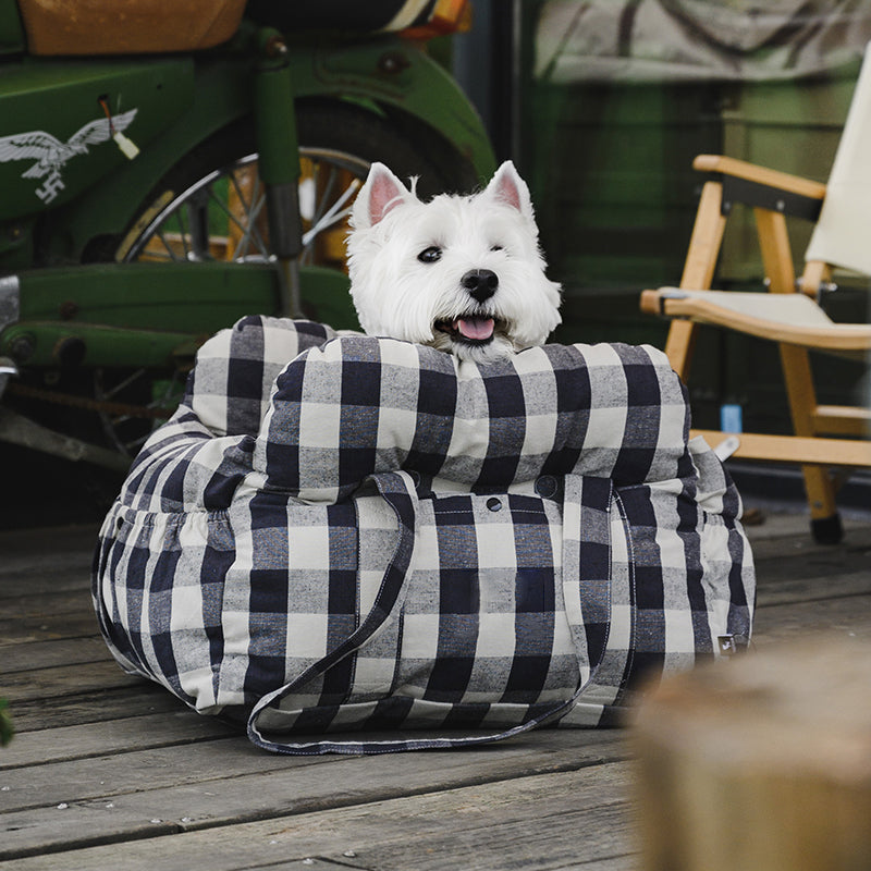 Gepolsterter Hundekorb Auto: Extra gepolsterter Hundekorb für das Auto, maximiert den Reisekomfort Ihres Lieblings.