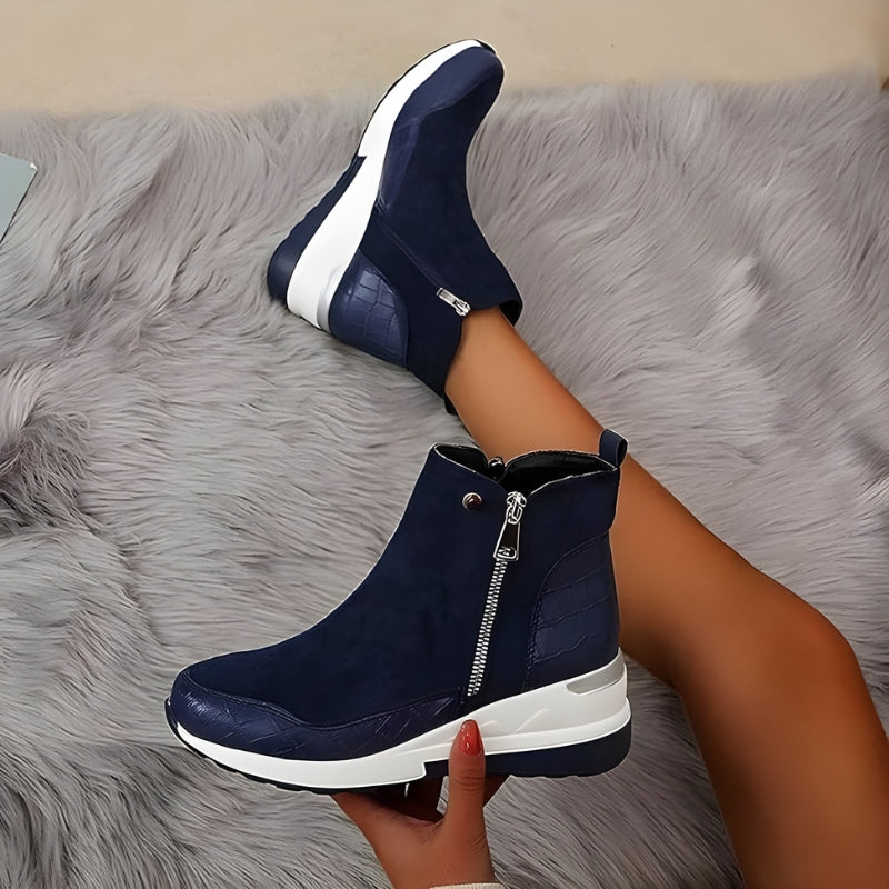 Orthopädische Leder Stiefeletten Emma für Damen, bieten Komfort & Stil für den Alltag.