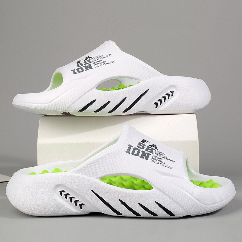Rutschfeste Leichtschuhe mit Massagenoppen für Damen & Herren. Optimal für Bad, Garten & Zuhause.