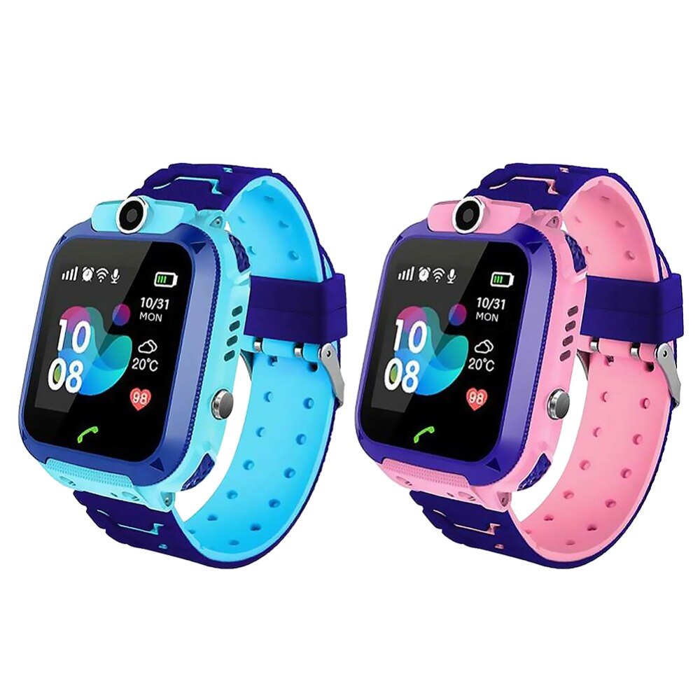 Smartwatch für Kinder mit GPS & SOS-Funktion in bunten Farben, für erhöhte Kindersicherheit.