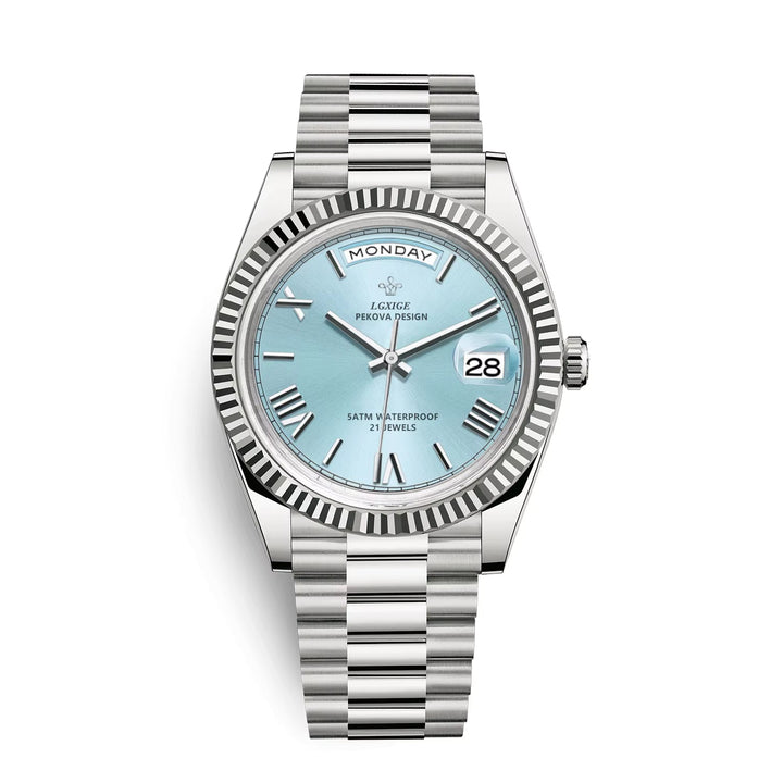 Klassische Herrenuhr am Handgelenk für Freizeit, stilvolles und funktionales Accessoire, zeitlos elegant.
