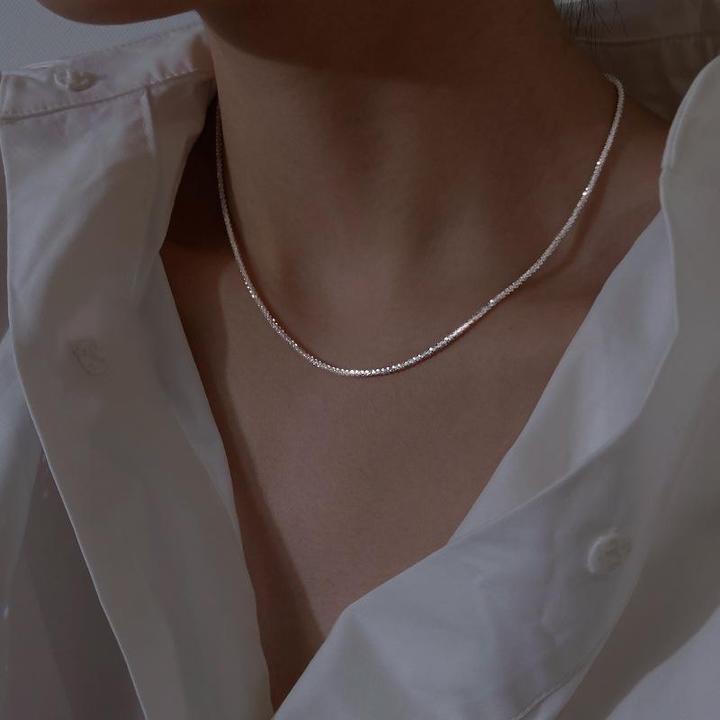 Modisches Damen Sternenlicht Halsketten Set, funkelnde Accessoires für jeden Anlass.