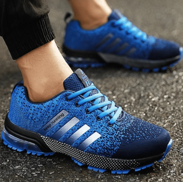 Detailaufnahme: Movix Air Komfort-Sneaker, orthopädische Dämpfung, ultraleichte Sohle.