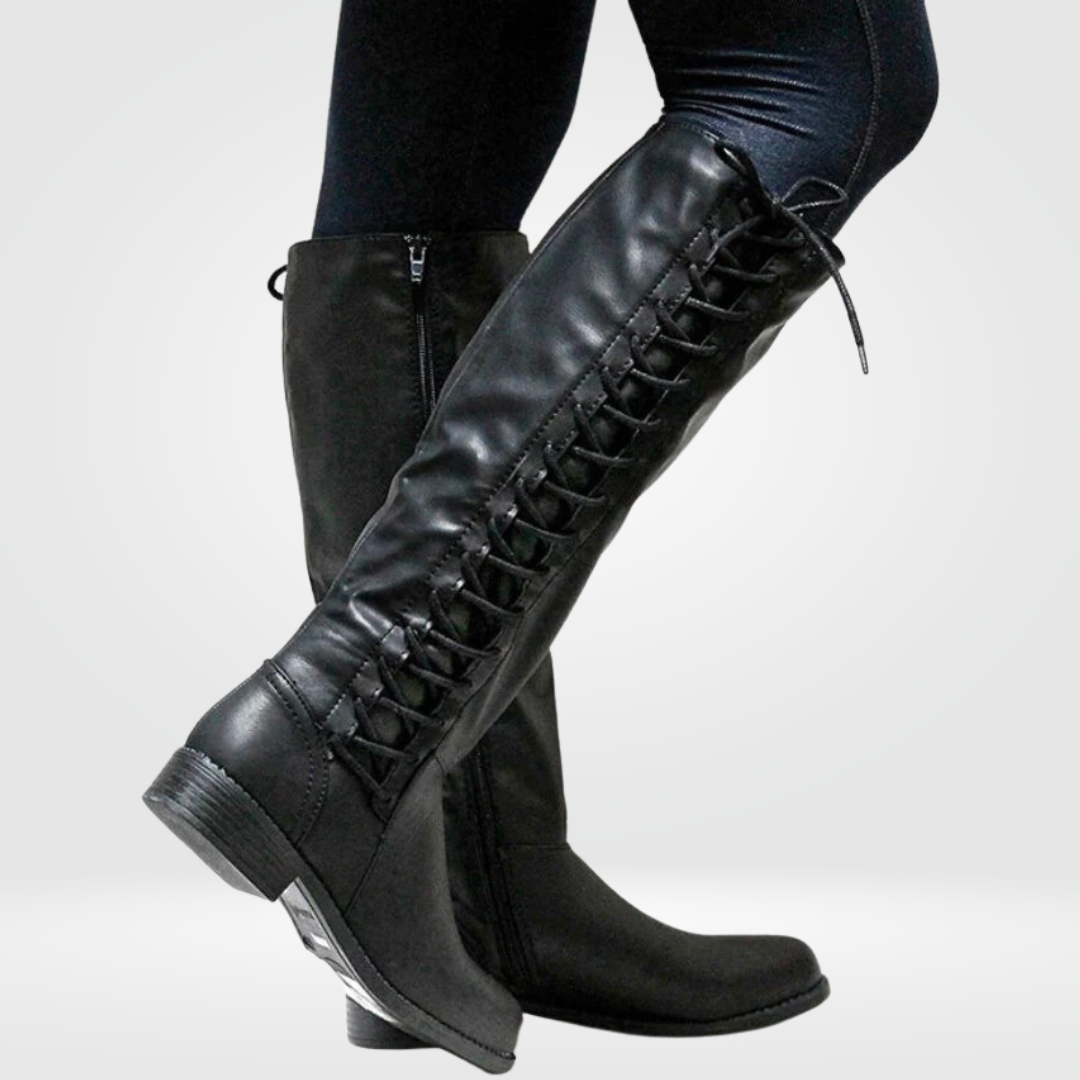 Bequeme hohe Elena Damenstiefel für Herbst & Winter; eleganter Komfort für stilvolle Auftritte.