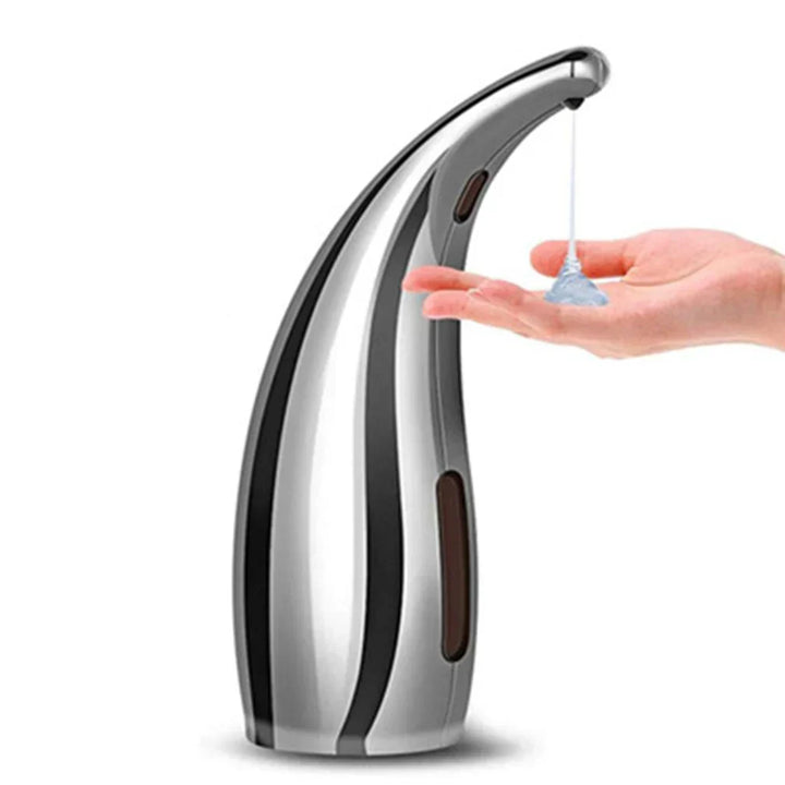 Hygiene ohne Berührung: Automatischer Seifenspender mit Infrarot-Sensor für Küche & Bad.