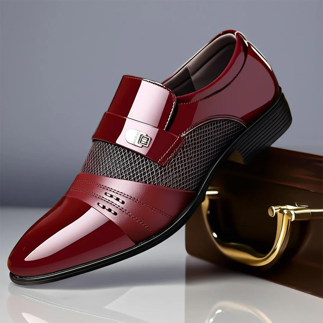Elegante Herren Loafer mit stilvollen Schnallenriemen; Business & Freizeit Komfortschuhe für Herren.