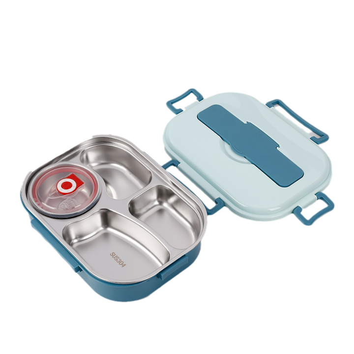 Hochwertige isolierte Edelstahl-Lunchbox SteelLunch für frische Mahlzeiten bei der Arbeit oder Freizeit.