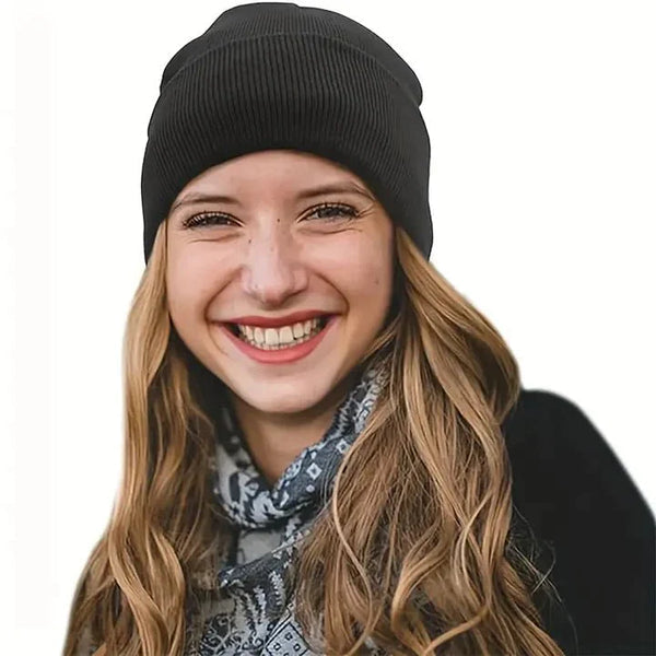 Wintermütze mit Seidenfutter für Damen – atmungsaktiv, warm, schützt das Haar vor Frizz und Trockenheit.