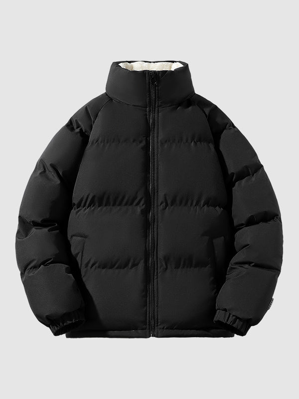 Stilvolle wendbare Pufferjacke für Herren, vielseitige Wintermode, warm & funktional.
