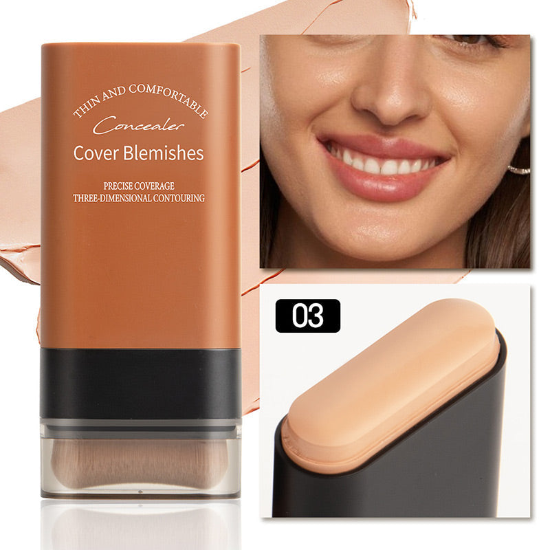 Hochwertiger Concealer mit integriertem Pinsel. Ideal für präzises Abdecken von Hautunreinheiten.