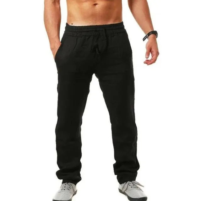 Stilvolle Herren Freizeithose, perfekt für Streetstyle und lässige Sommer- oder Herbstoutfits.