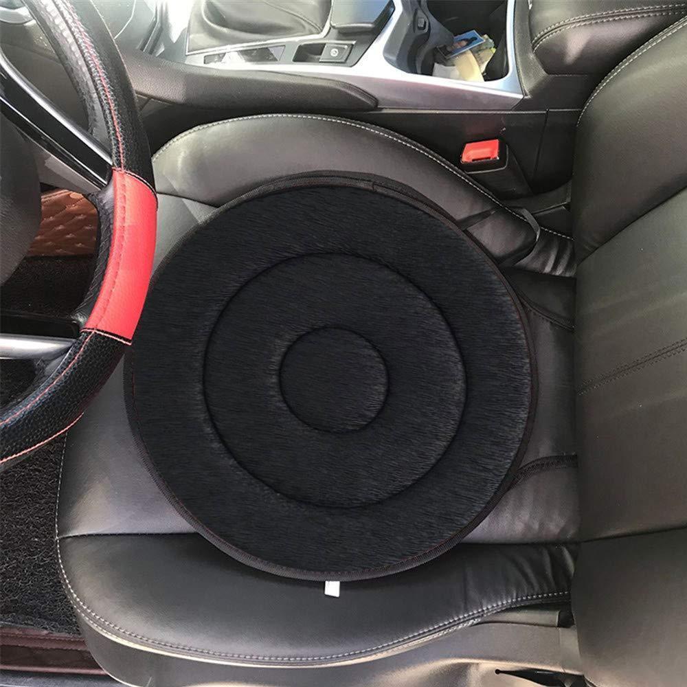 Drehbares Memory-Sitzkissen Movello mit Anti-Rutsch-Basis für Komfort im Auto oder Büro.