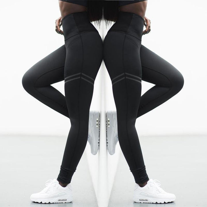 Damen Leggings mit starker Kompression und Bauchkontrolle. Strafft die Haut, ideal für Sport und Figur.