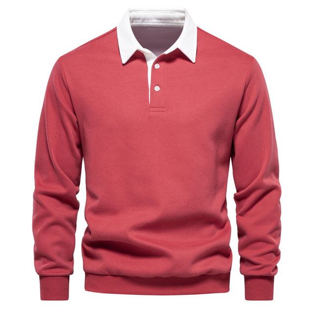 Zeitloses Herren Poloshirt mit Kragen und Knopfleiste. Ein Must-have für moderne Männeroutfits.