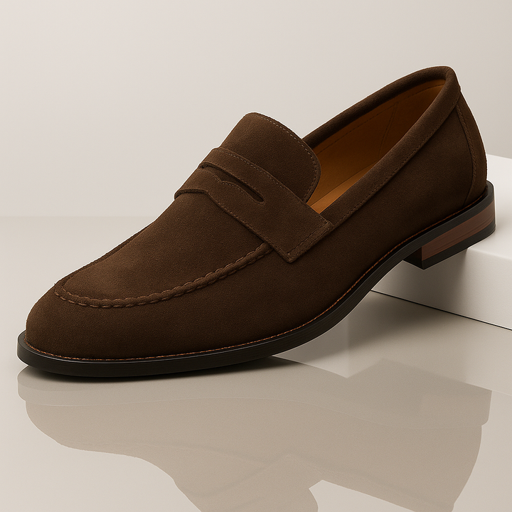 Elegante Herren Loafer aus Premium-Leder, ideal für Business Casual und Freizeit. Vielseitige bequeme Schuhe.