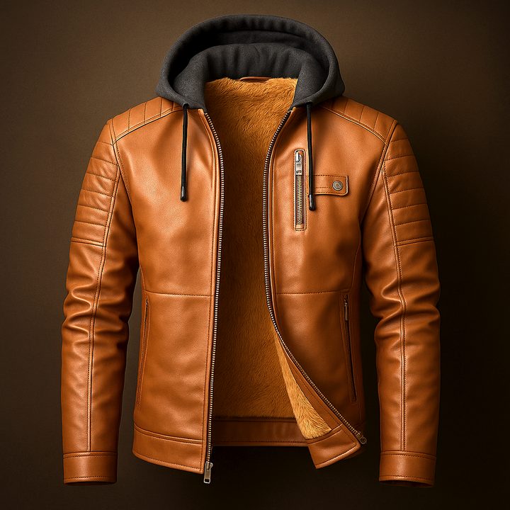 Robuste Glendon Herren-Kapuzenjacke, ideal als Freizeit- & Windjacke. Perfekt für Outdoor & Alltagsmode.
