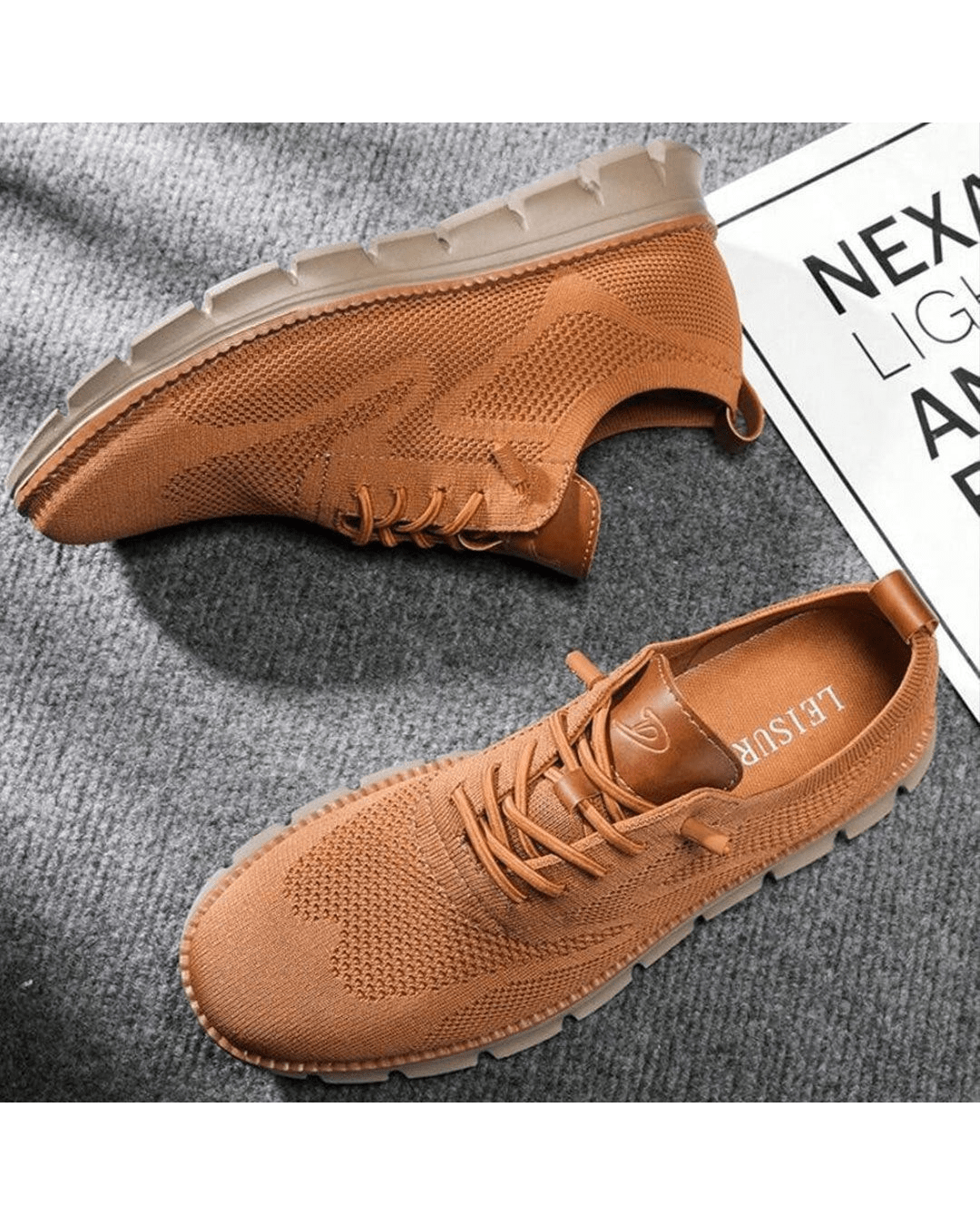 Leichte Herren Alltagsschuhe, orthopädische Sneaker für stilvollen Komfort im Büro oder Freizeit.