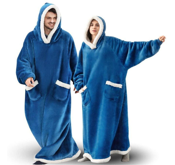 Praktische Oversized Hoodie Decke, hält kuschelig warm. Dein Must-have für entspannte Tage zu Hause.