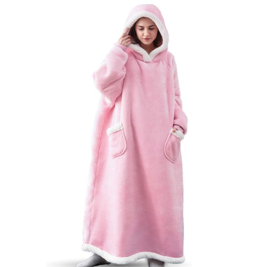 Modischer Oversized Kuschelpulli in Einheitsgröße, die ideale Hauskleidung für Herbst und Winter.