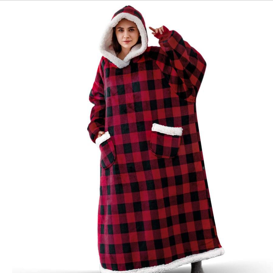 Warme Oversized Hoodie Decke, eine tolle Geschenkidee für alle, die Gemütlichkeit lieben.