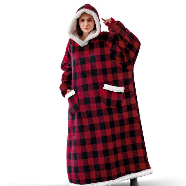 Warme Oversized Hoodie Decke, eine tolle Geschenkidee für alle, die Gemütlichkeit lieben.