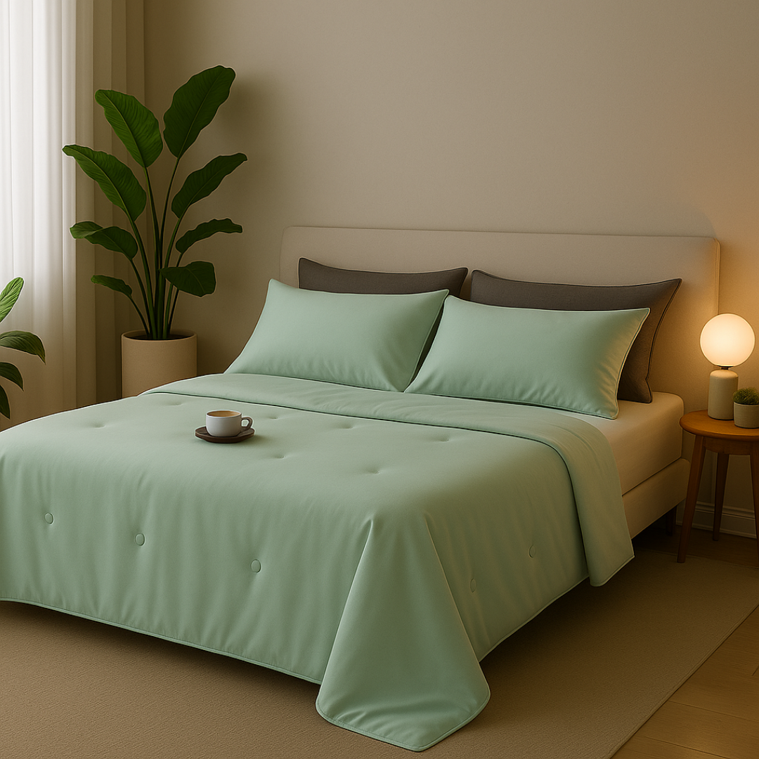 Unisex Sommerdecke ChillComfort, atmungsaktiv, Eisseide, sorgt für kühlen & tiefen Schlaf.