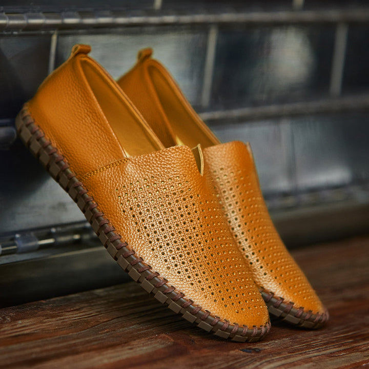 Herren Fahrschuhe Slip-On für den Alltag: bequeme Männerschuhe mit sicherem Halt & robustem Design. Perfekt für Freizeit.