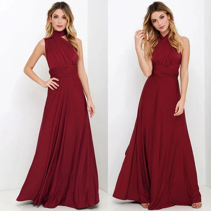Vielseitiges Isla Wickelkleid für Damen. Perfekt als Freizeit-, Party- oder Sommerkleid; elegant & bequem.