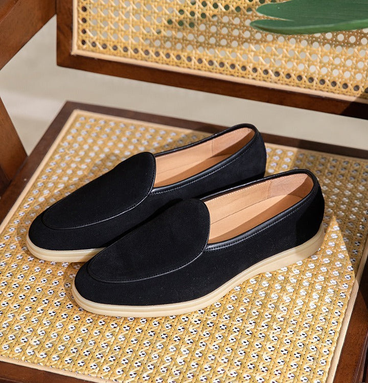 Klassische Herren Belgische Slipper, zeitloses Design für den stilbewussten Mann.