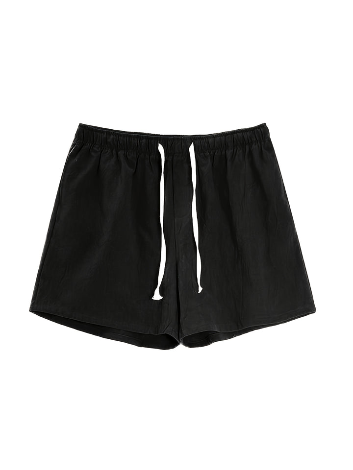 Schnelltrocknende Herren Badeshorts mit Kordelzug, optimal für Pool & Freizeit.