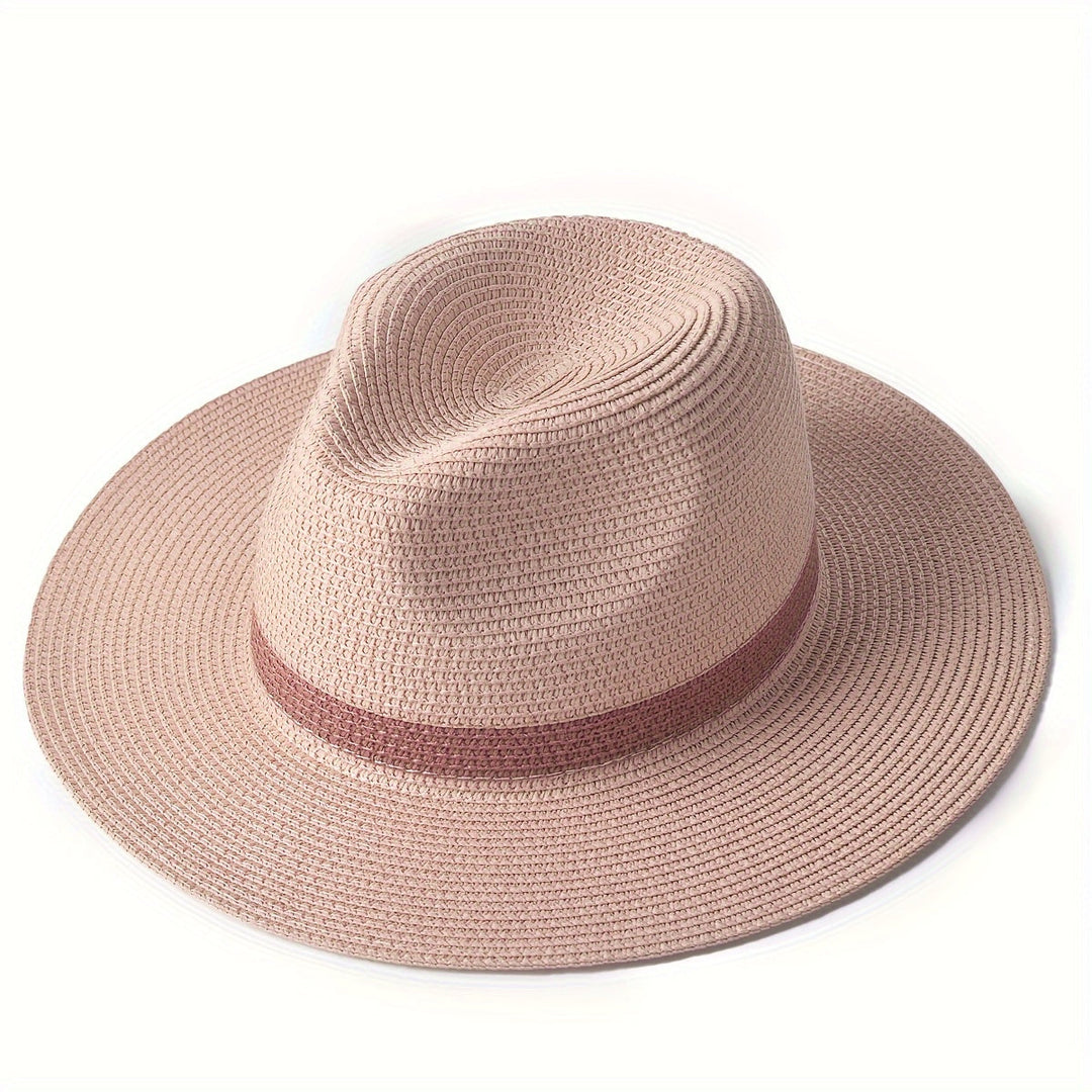 Leichter Sommerhut mit breiter Krempe, schützt Damen & Herren effektiv vor Sonne und UV-Strahlen.
