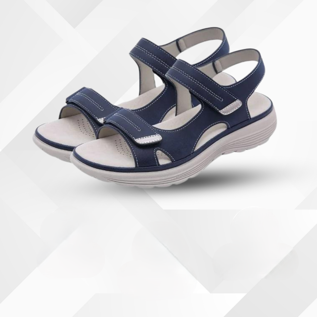 Fußgesunde Celina Sandalen für Damen, lindern Ballenzehen Schmerzen. Orthopädische Sommerschuhe.