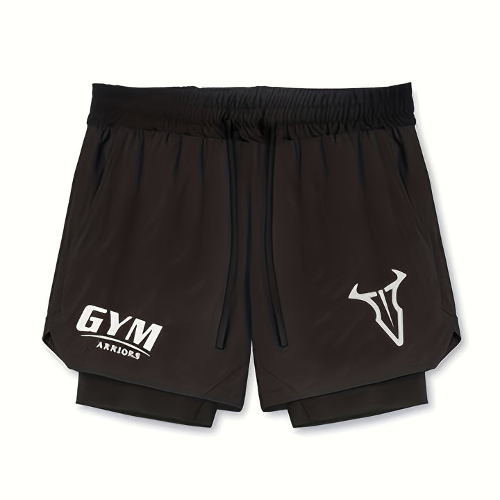 Feuchtigkeitsableitende Herren Laufshorts halten den Körper trocken und kühl während des Trainings.