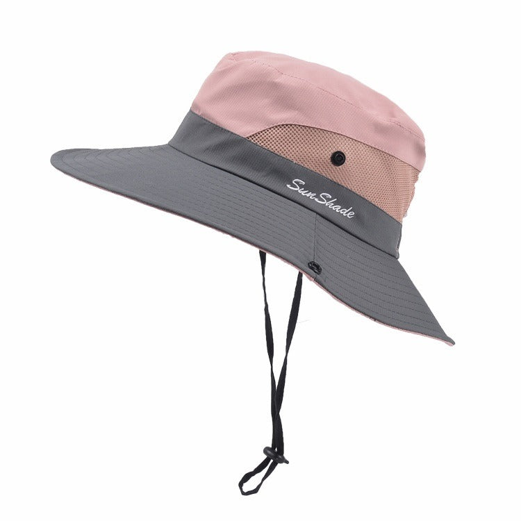 Luxuriöser Damen Sonnenhut "Livia" mit effektivem UV-Schutz und breiter Krempe.