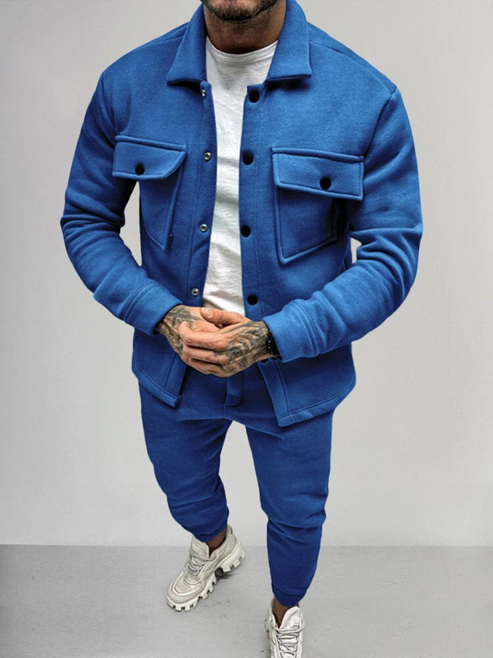 Stilvolles Herren Freizeit Set, zweiteilig, für moderne Männer; perfekt als Casual Mode oder Reiseoutfit.