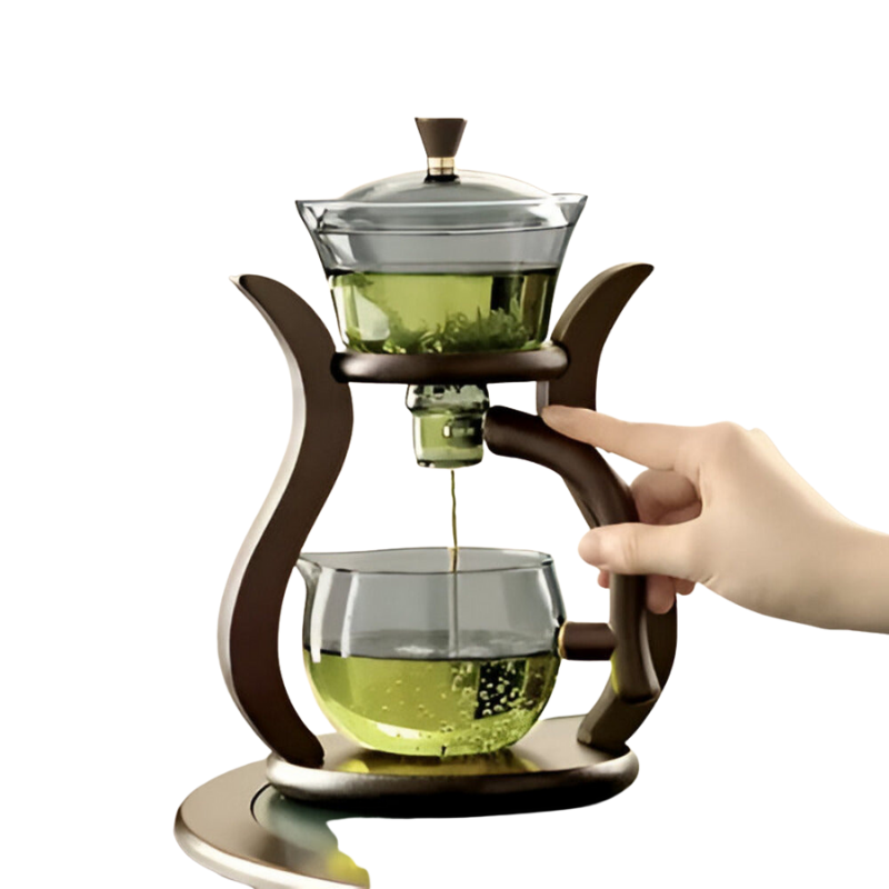 Elegantes Teekannen-Set mit Infuser & ergonomischem Griff. Perfekt für losen Tee, stilvoll & tropffrei in jeder Küche.