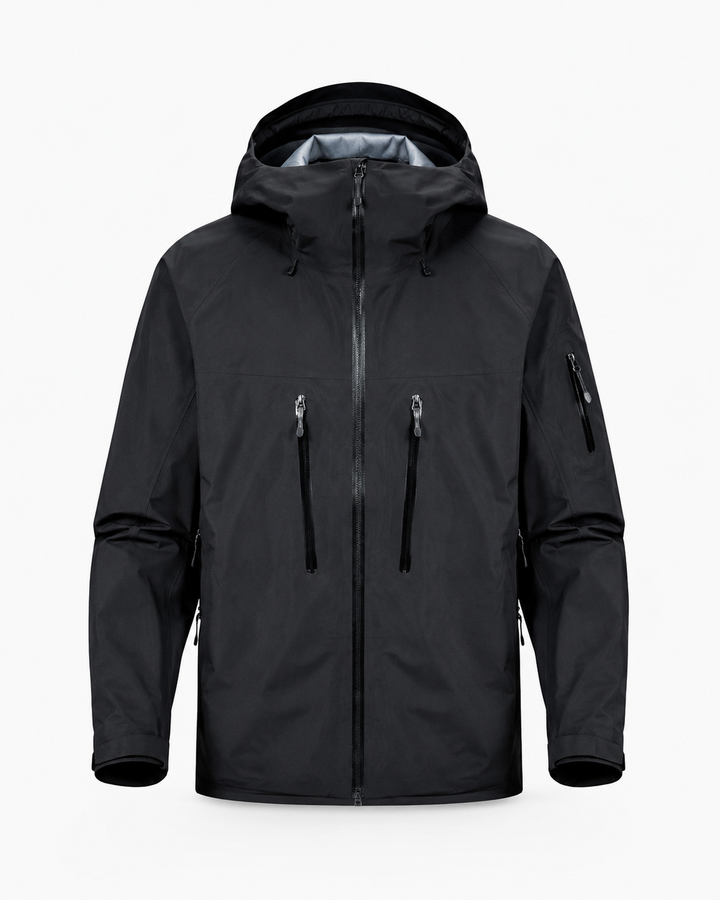 Herren Hardshell-Jacke, wasserdicht & winddicht für Wandern, Trekking und Outdoor-Abenteuer.