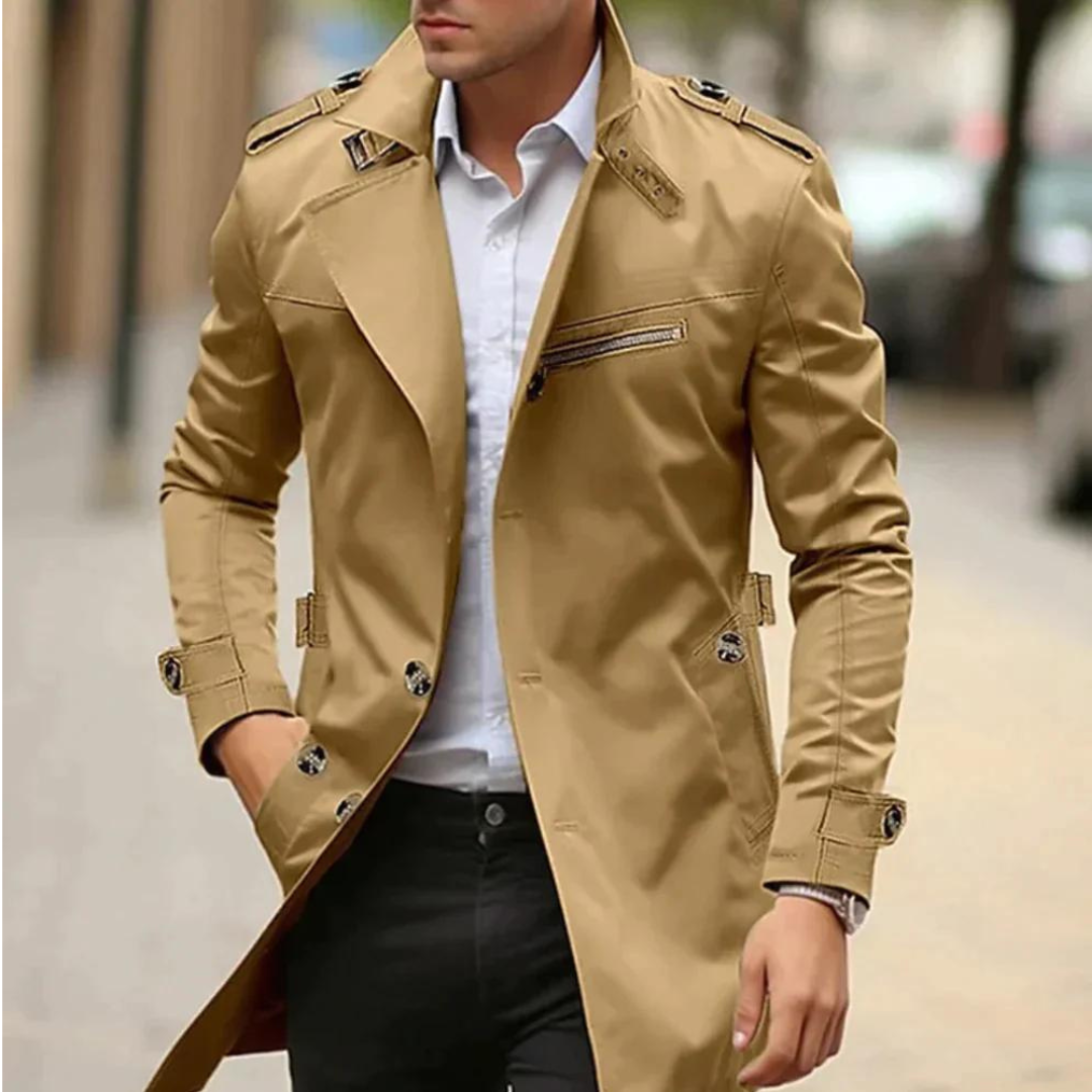 Moderne Herren Übergangsjacke im Regular Fit, elegant, vielseitig & smart für stilvolle Outfits.