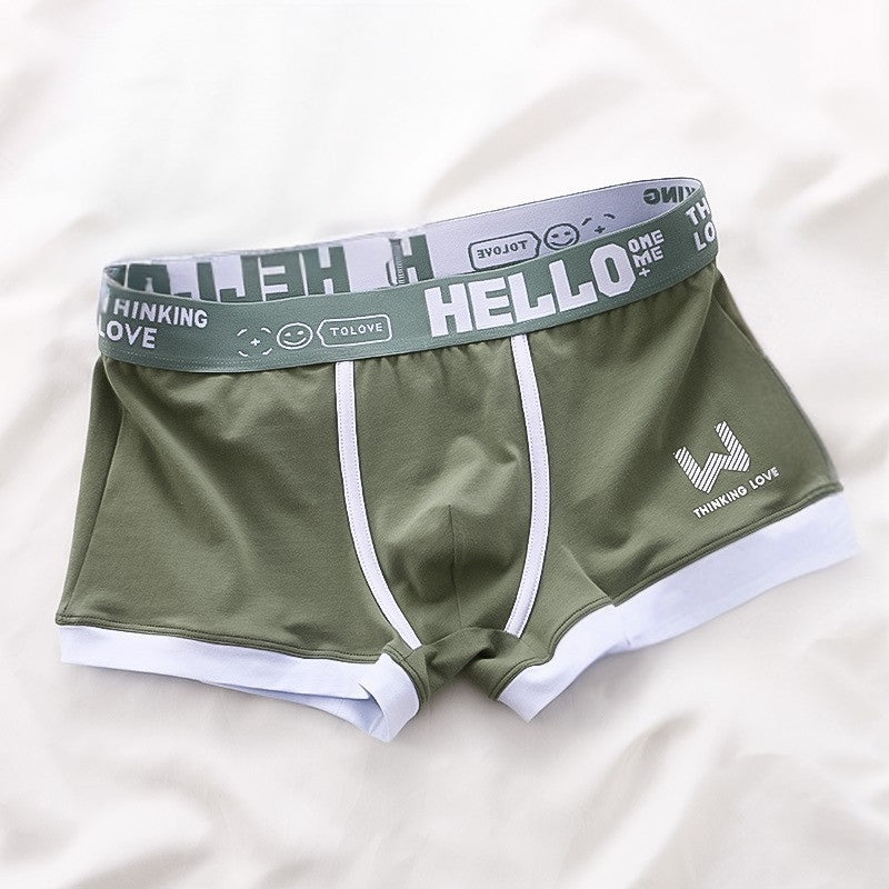 Modernes Herren Boxershorts 6er Set in verschiedenen Farben, aus weicher Baumwoll-Stretch-Mischung.