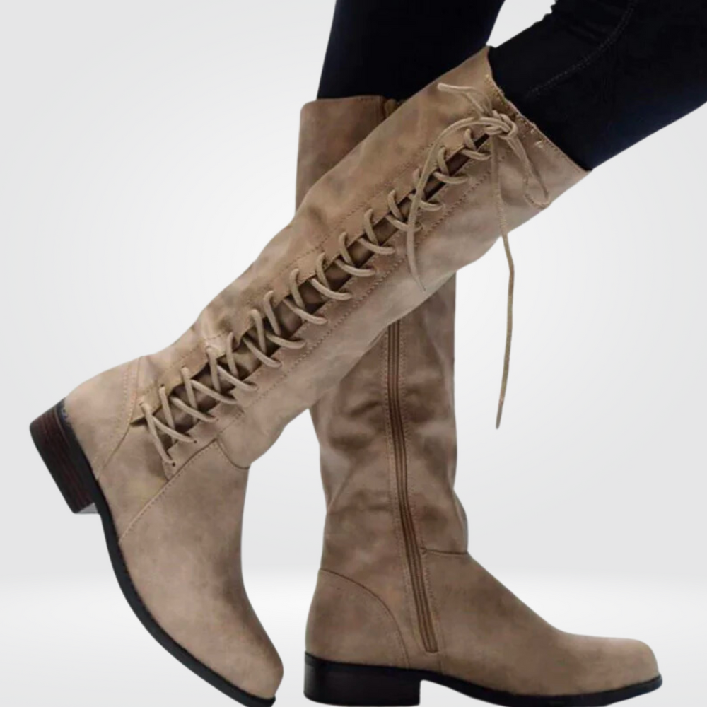 Elegante Damenstiefel 'Elena' mit hohem Schaft & maximalem Komfort; ideal für Herbstmode & Winterschuhe.
