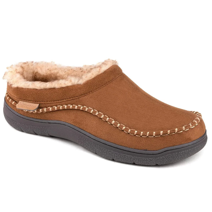 Herren Winter-Loafer mit weichem Plüschfutter, sehr warm, rutschfest und ideal als Freizeitschuh.