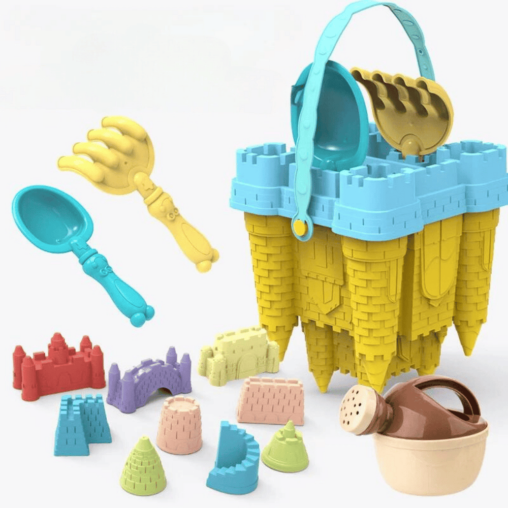 Robustes Kinder Sandspielzeug-Set aus langlebigem ABS-Kunststoff für kreativen Spaß im Sand, Strand & Garten.