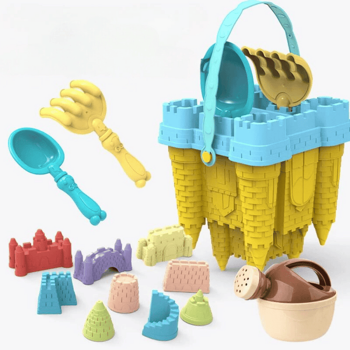 Robustes Kinder Sandspielzeug-Set aus langlebigem ABS-Kunststoff für kreativen Spaß im Sand, Strand & Garten.