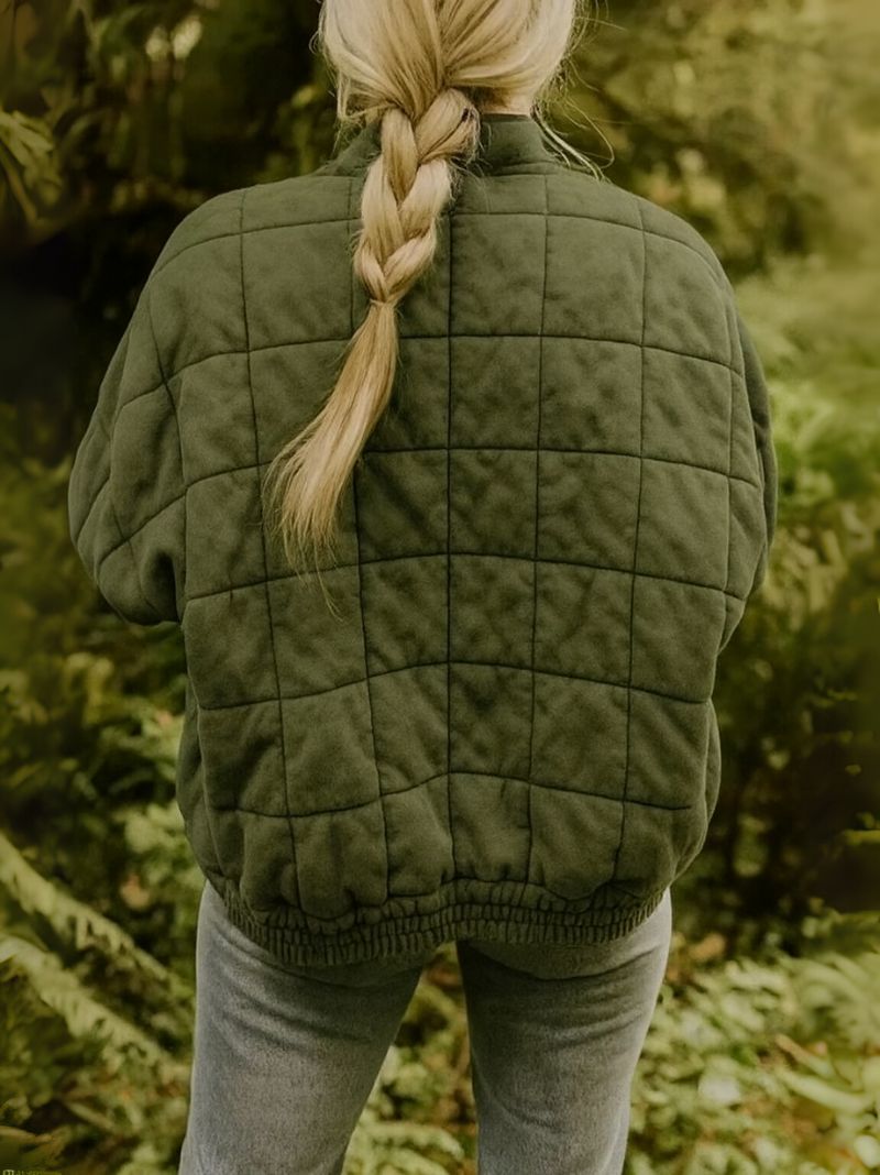 Modische Damen Oversize Jacke, locker geschnitten für entspannten Komfort. Perfekt als stilvolle Übergangsjacke.